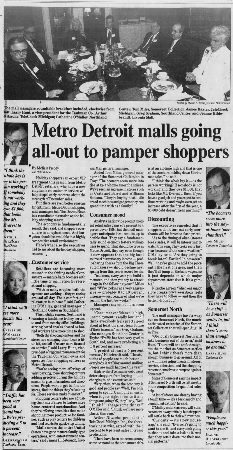 Southland Center - Mall Bosses Meet November 1995 (newer photo)